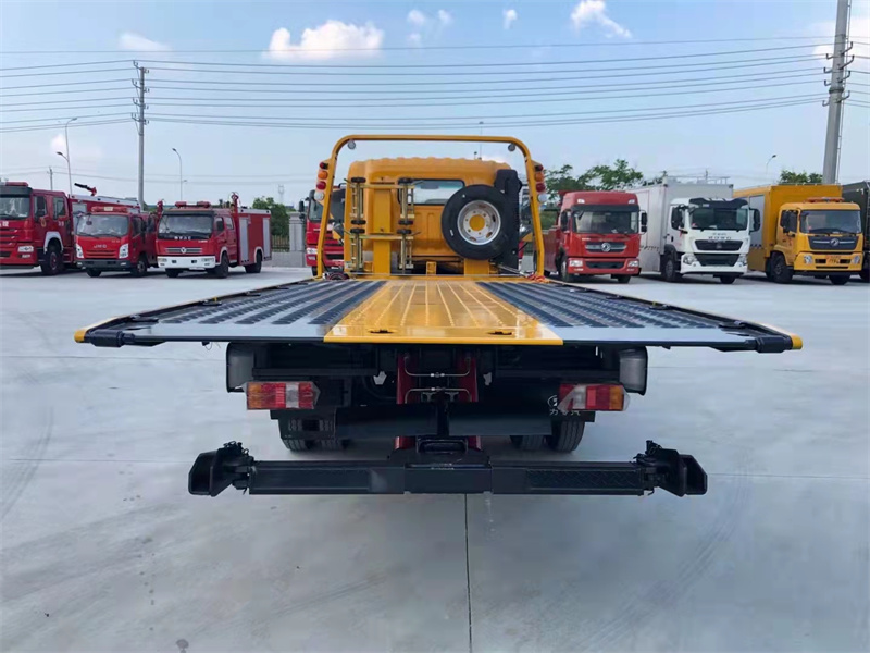 國六重汽豪沃藍牌一拖二清障車