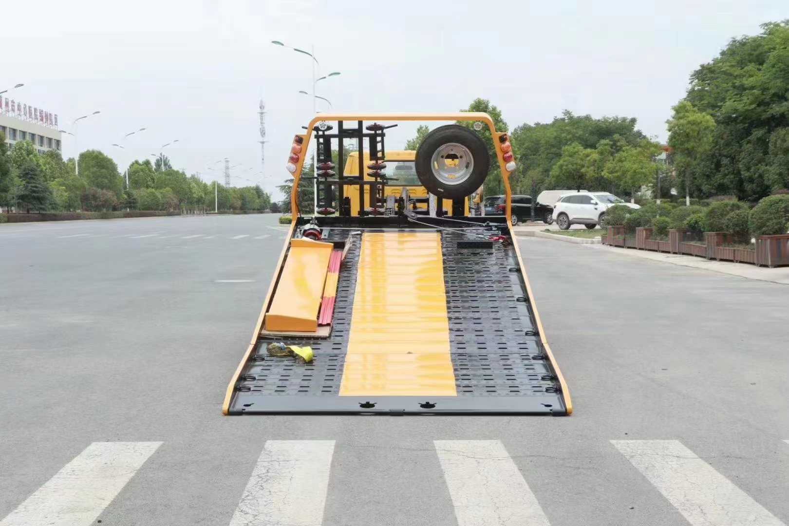 新規藍牌江鈴順達清障車