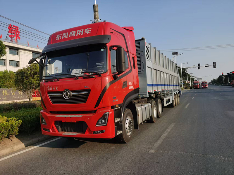 壓縮式半掛垃圾清運(yùn)車